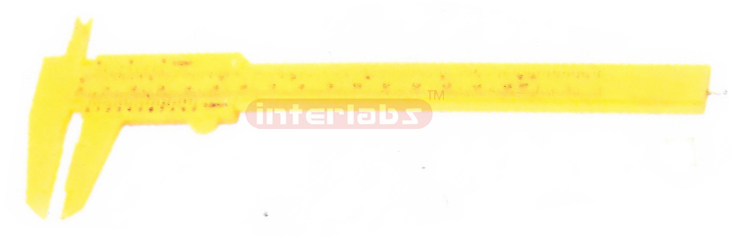 VERNIER CALIPER, SLIDING, PLASTIC